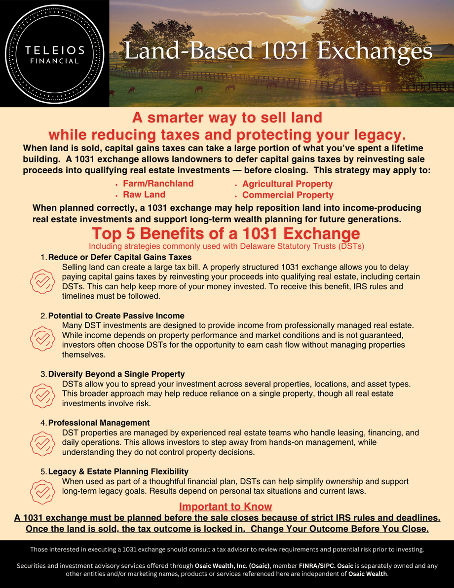 Land Based 1031 Exchange Overview